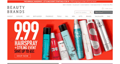 Desktop Screenshot of beautybrands.com